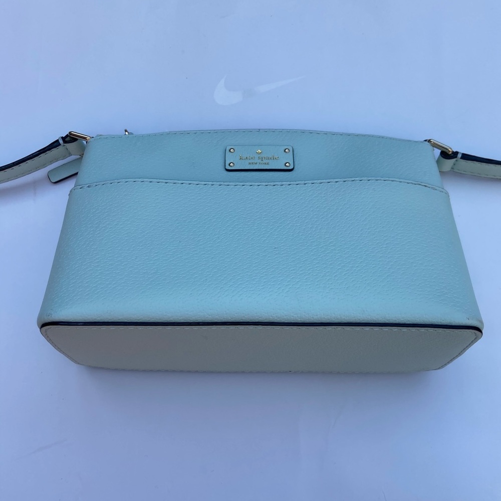 Pale Blue/Green Pastel Kate Spade Leather Purse